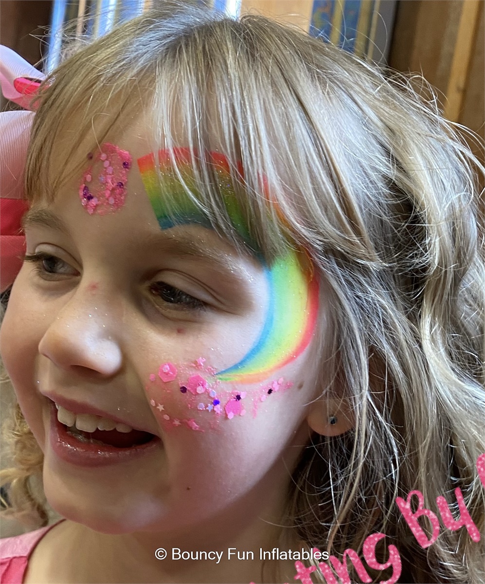 Rainbow Face Painting for Kids